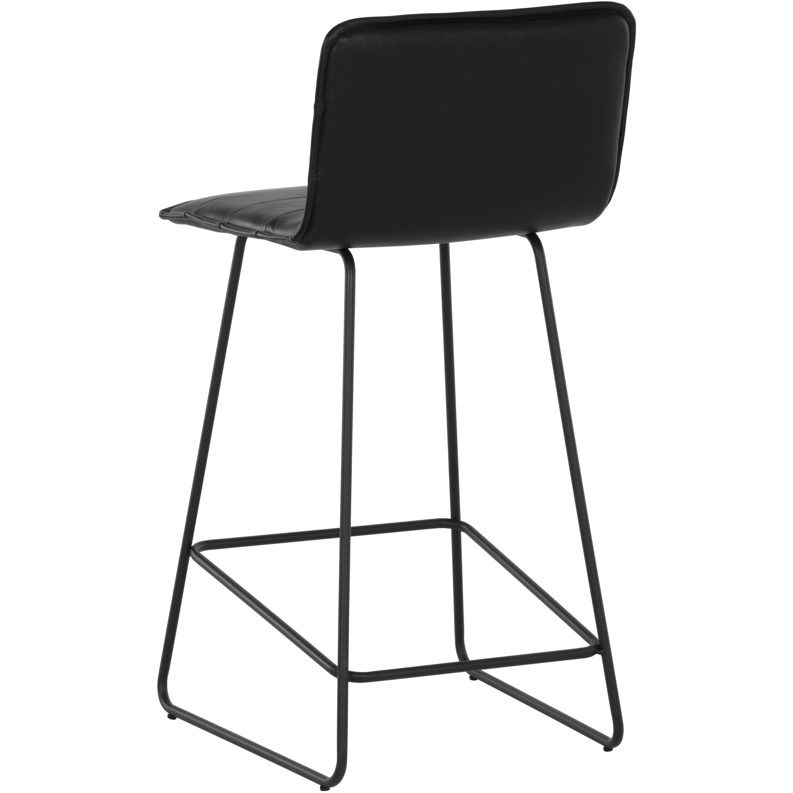 Jovanah 37 inch Bravo Black Counter Stool, Set Of 2